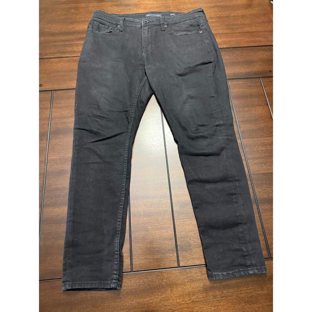 BKE Buckle Alec Skinny men’s blue jeans, size 34 x 30 Black Ships Fast!!!